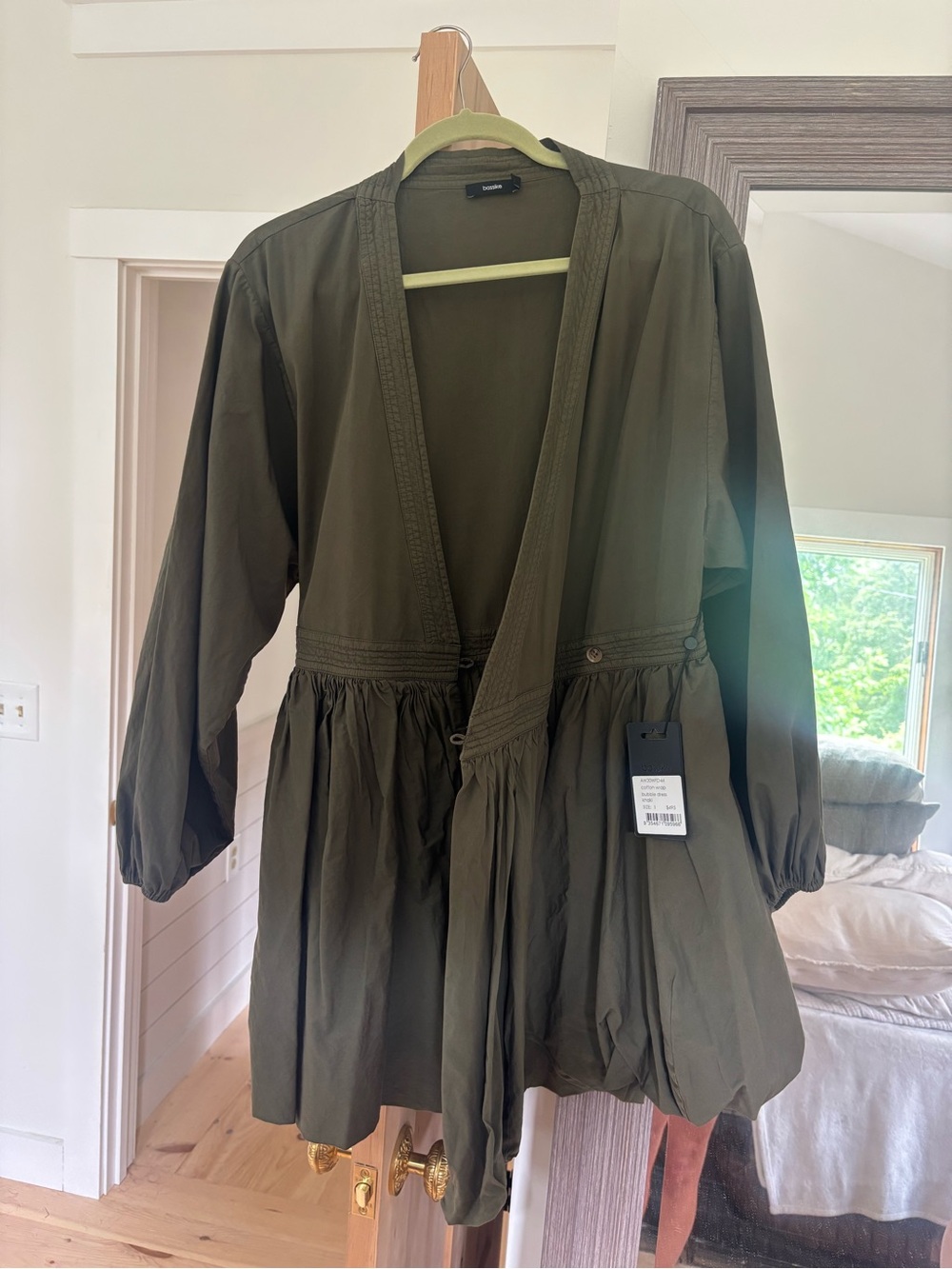 bassike Olive Green Utility Jacket